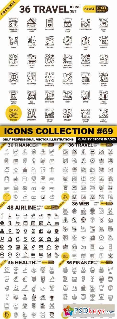 Icons Collection #69 - 5 Vector