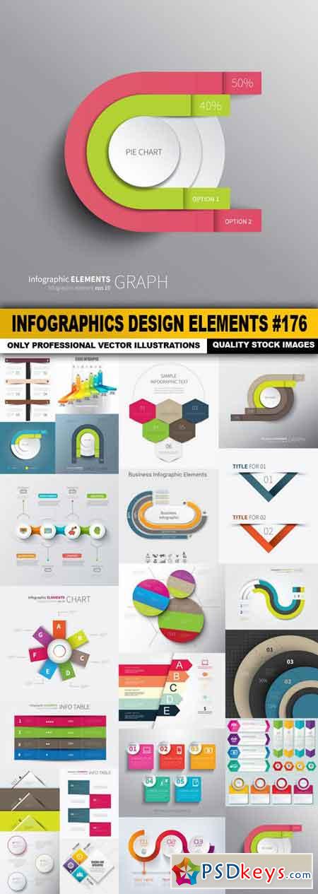 Infographics Design Elements #176 - 23 Vector