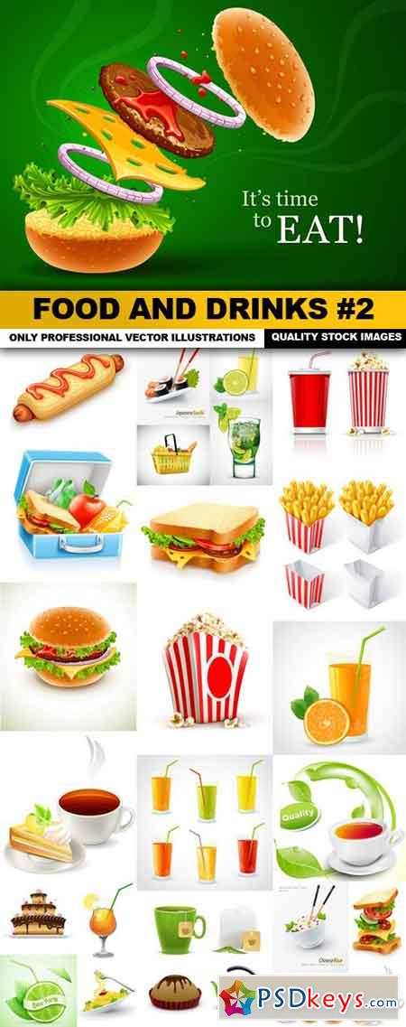 Food And Drinks #2 - 25 Vector