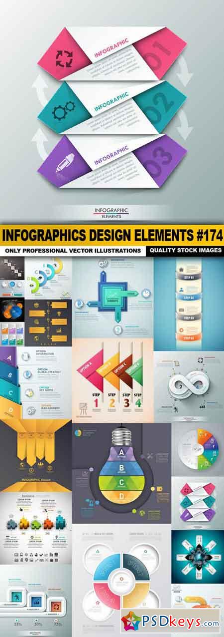 Infographics Design Elements #174 - 20 Vector