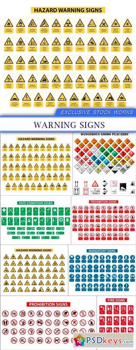 Warning Signs 8X EPS
