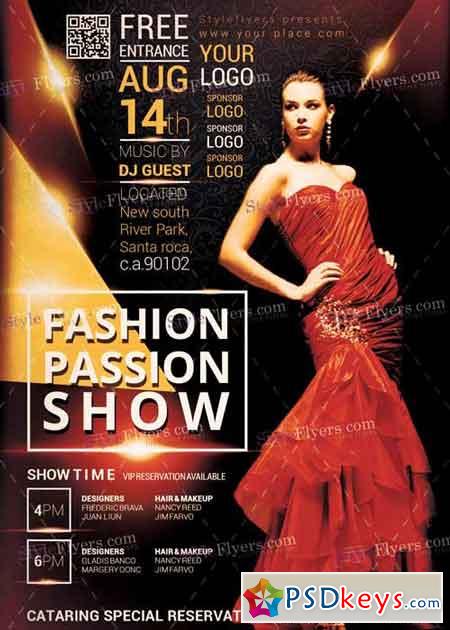 Fassion Passion V5 PSD Flyer Template