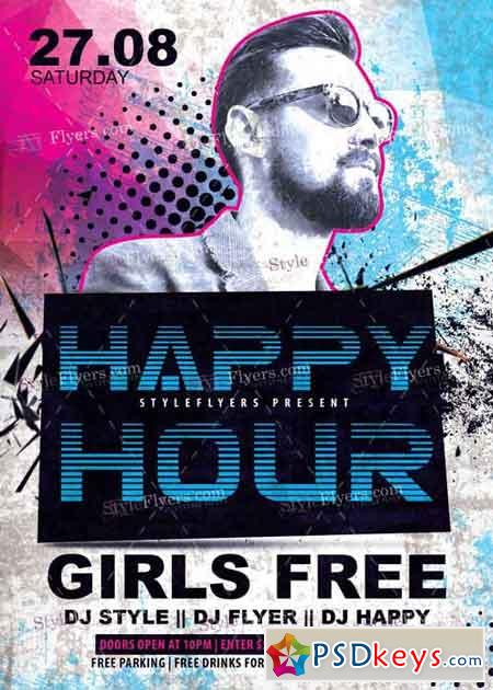 Happy Hour V4 PSD Flyer Template