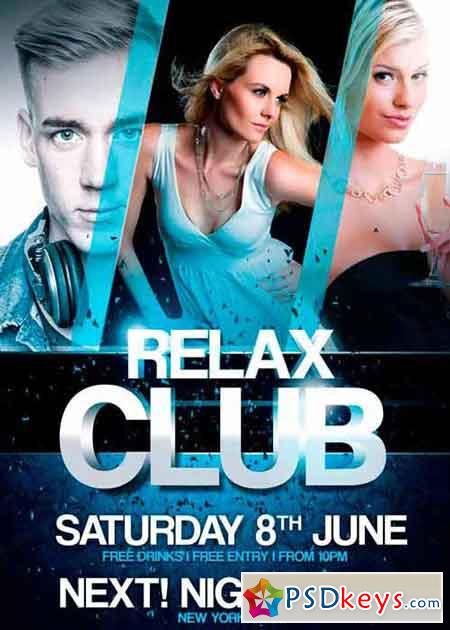 Relax Club V1 Flyer Template
