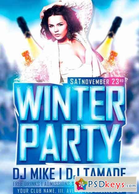 Winter Party V5 Flyer Template
