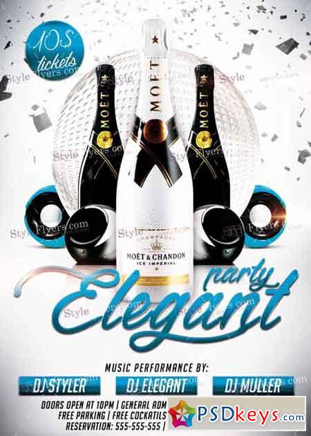 Elegant Party V7 PSD Flyer Template