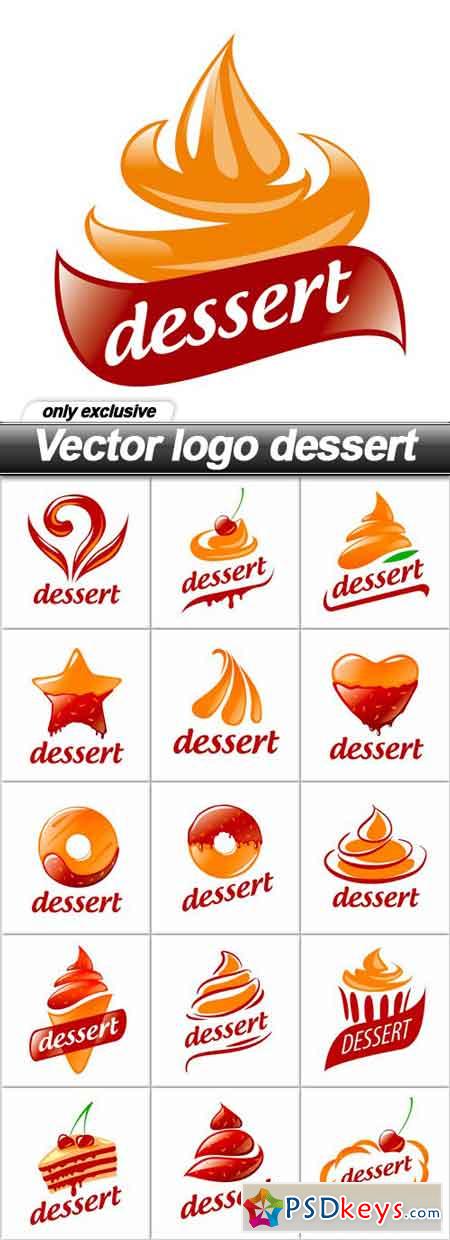 Vector logo dessert - 16 EPS
