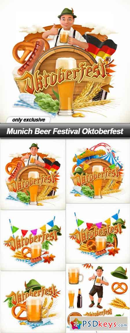Munich Beer Festival Oktoberfest - 6 EPS