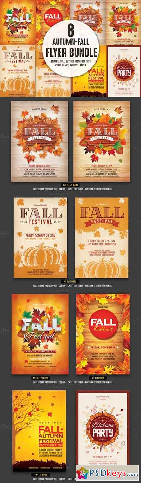 Autumn Fall Flyer Bundle 855623