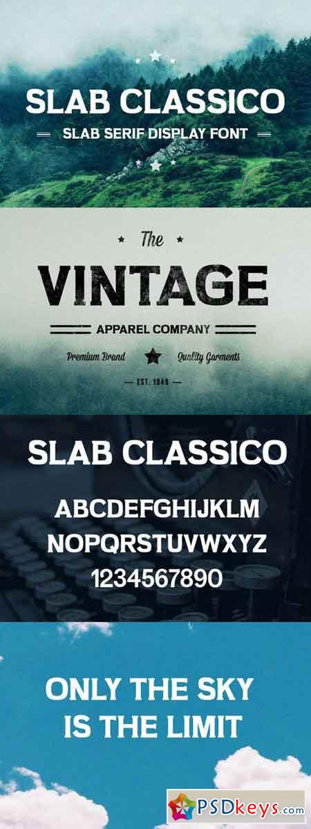 Slab Classico - Vintage Serif Slab 713684