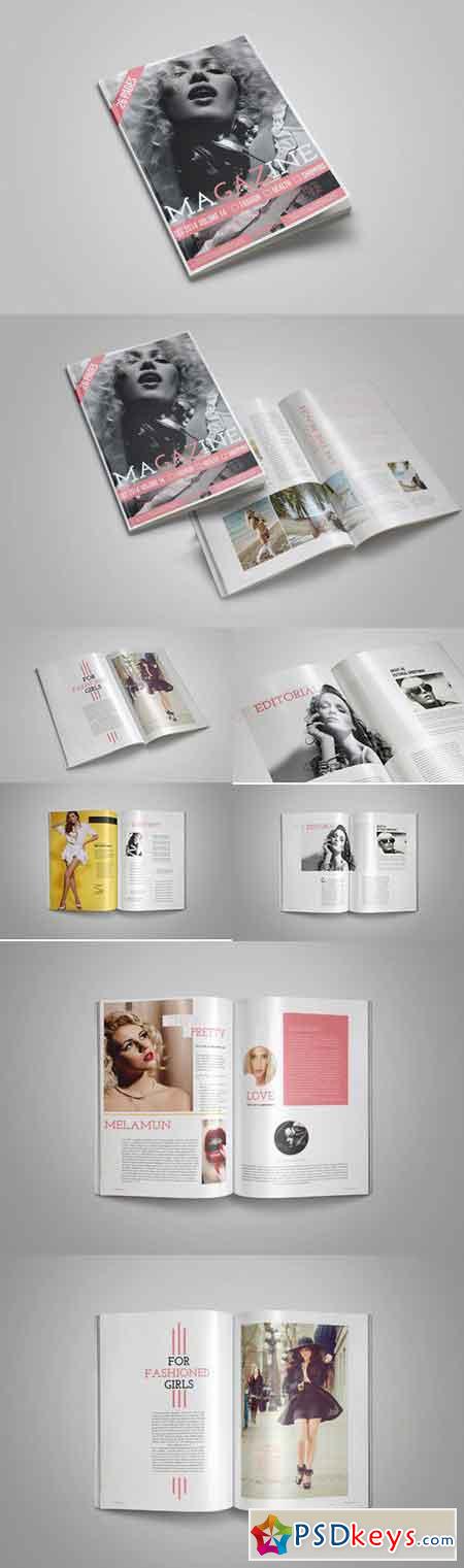 Fashion Indesign Magazine Template 709810