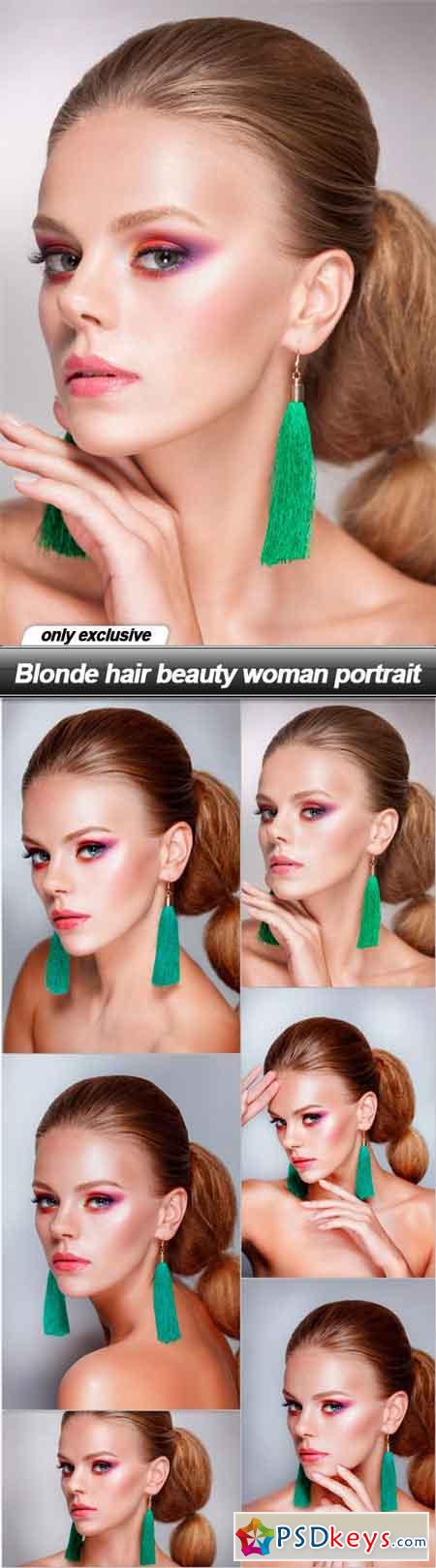 Blonde hair beauty woman portrait - 6 UHQ JPEG