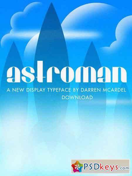 Astroman Typeface