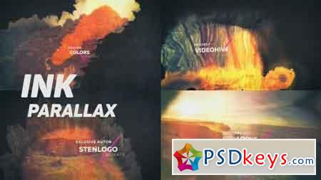 Ink Parallax Slideshow 17361151 - After Effects Projects