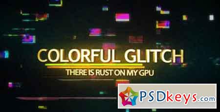 Colorful Glitch Reveal HD 15760263 - After Effects Projects