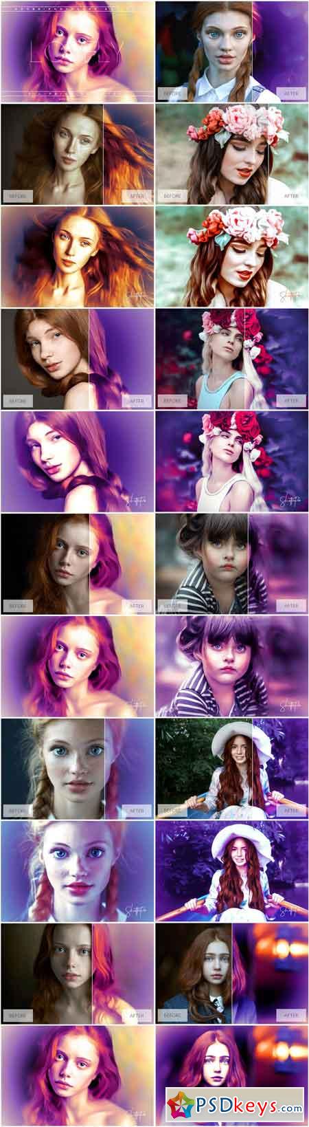 Lovely Oil Painting Effect Actions 884892