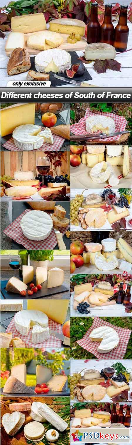 Different cheeses of South of France - 15 UHQ JPEG
