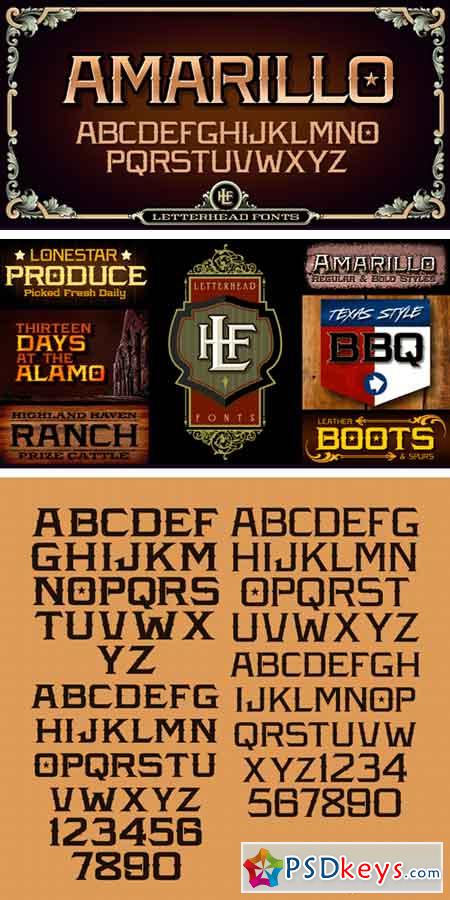 LHF Amarillo Font Family