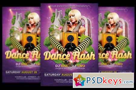 Dance Flash Flyer + FB Banner 738937