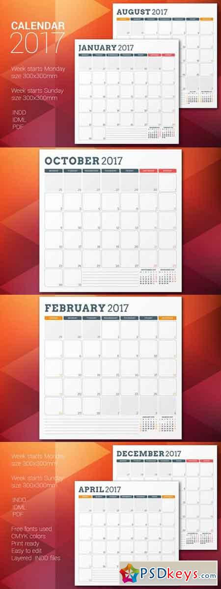 Monthly Planner 2017 842345