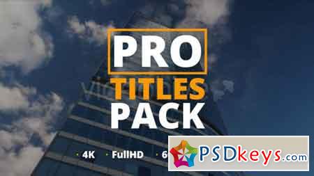 Pro Titles Pack - 16962697 - After Effects Projects