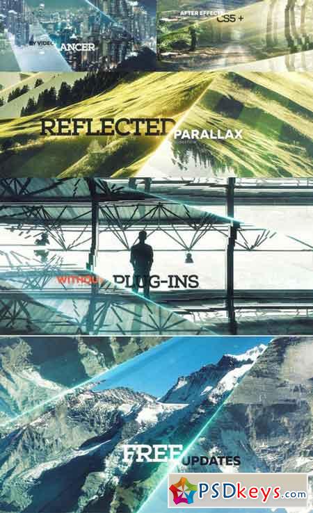 Reflected Parallax Slideshow 17100810 - After Effects Projects