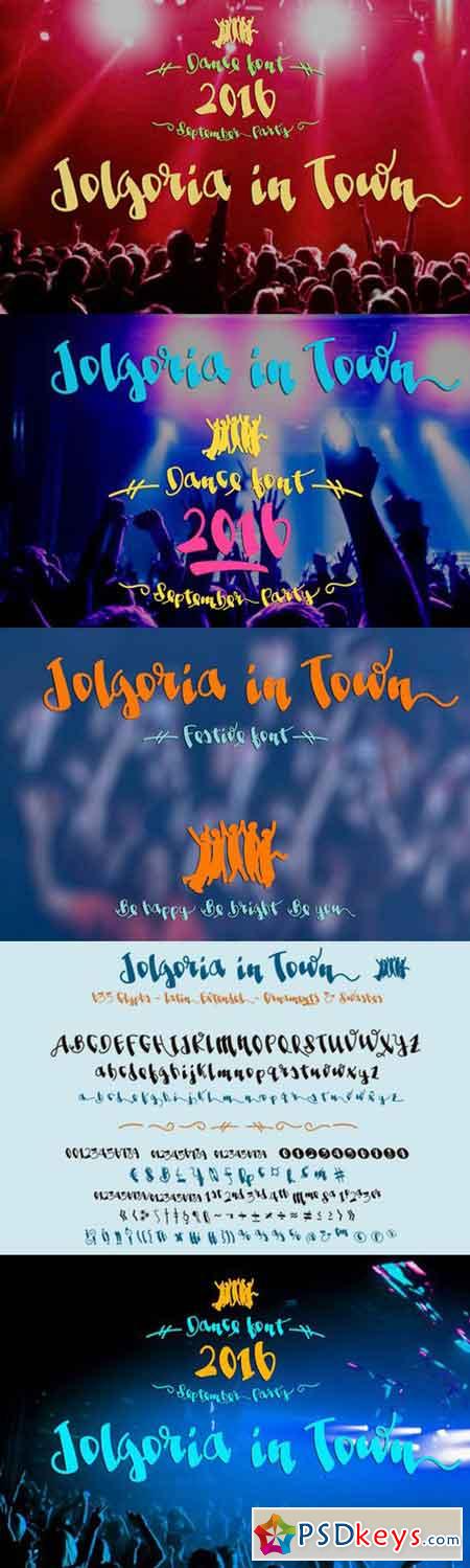 Jolgoria in Town -festive font- 894879