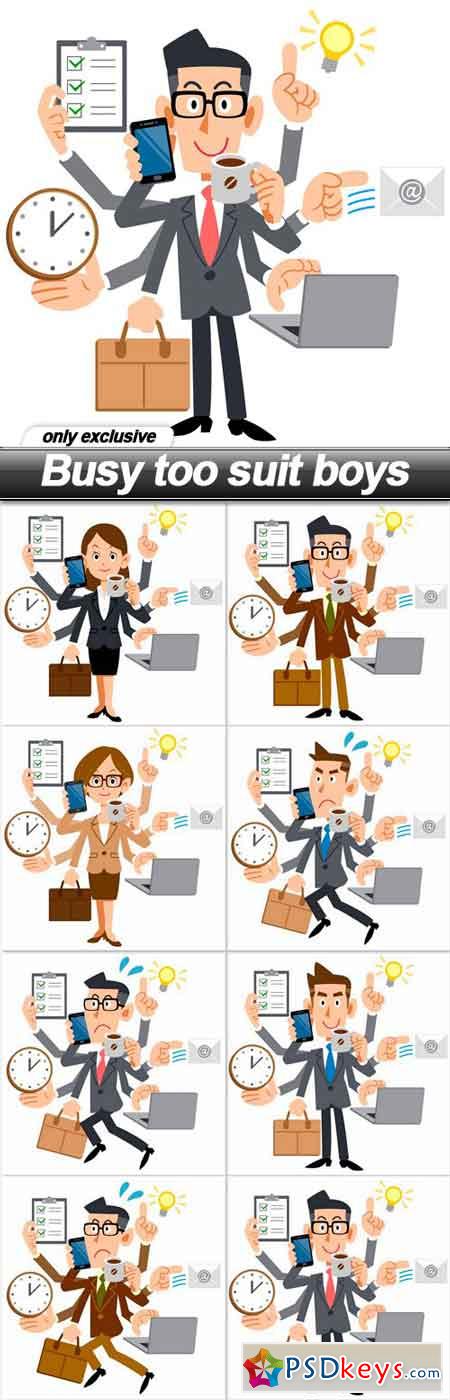 Busy too suit boys - 8 EPS