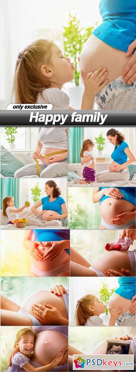 Happy family - 10 UHQ JPEG