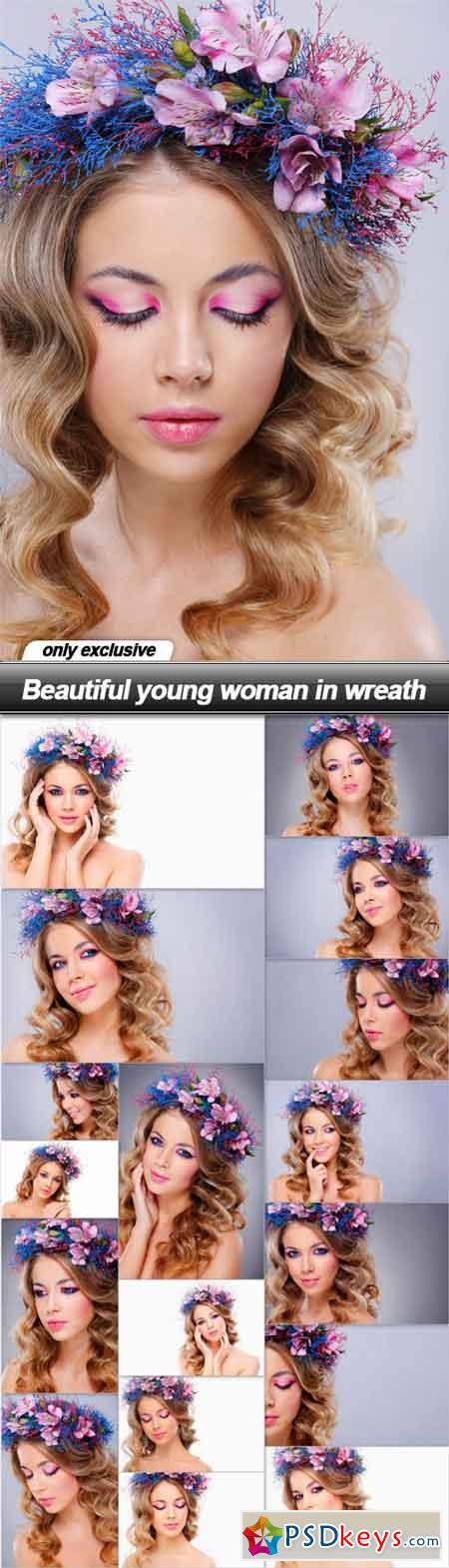 Beautiful young woman in wreath - 18 UHQ JPEG
