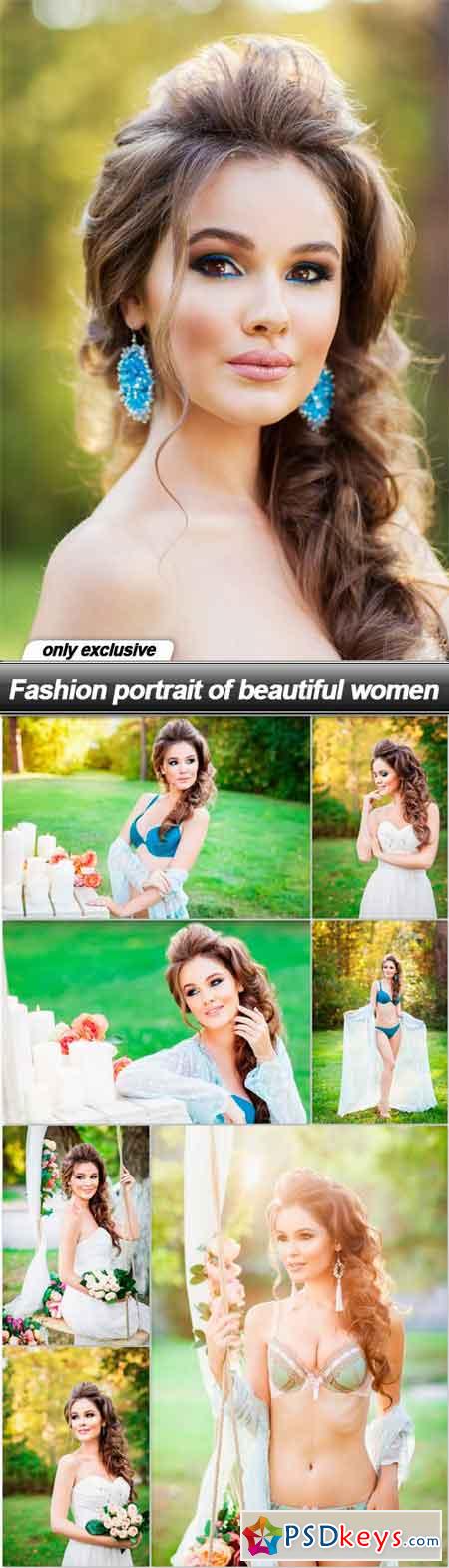 Fashion portrait of beautiful women - 8 UHQ JPEG