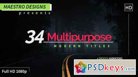 Multipurpose Modern Titles 16530472 - After Effects Projects