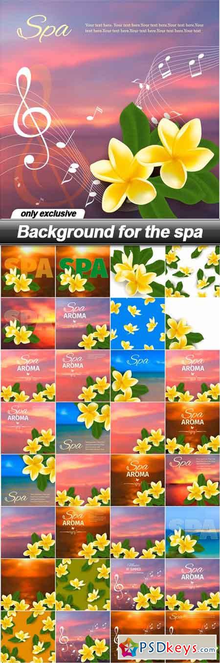 Background for the spa - 33 EPS