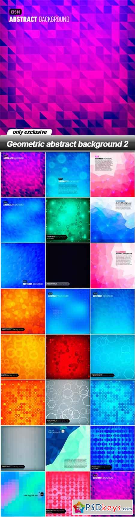 Geometric abstract background 2 - 23 EPS
