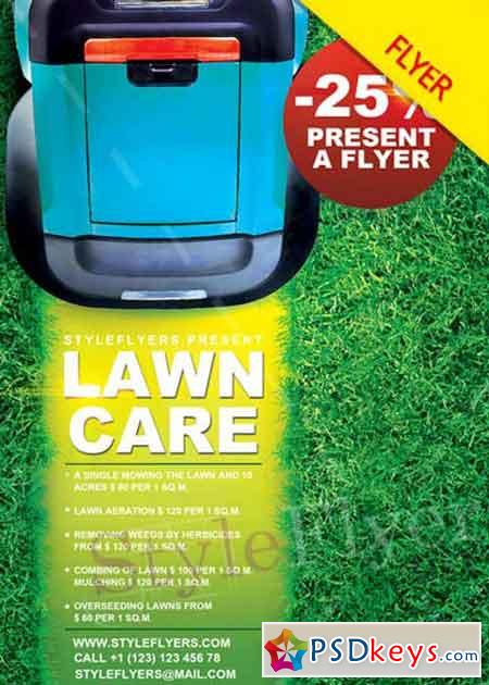 Lawn Care PSD V6 Flyer Template