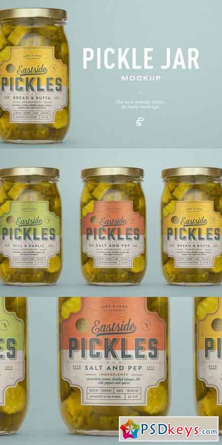 Pickle Jar Mockup 912149