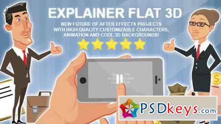 Explainer Flat 3D 10810605 - After Effects Projects