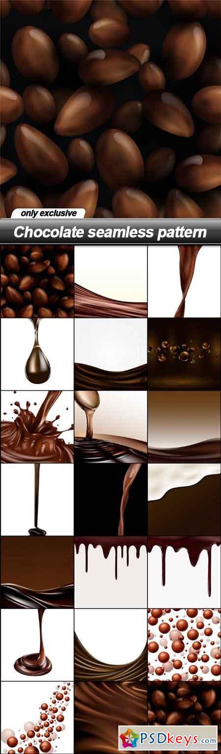 Chocolate seamless pattern - 20 EPS