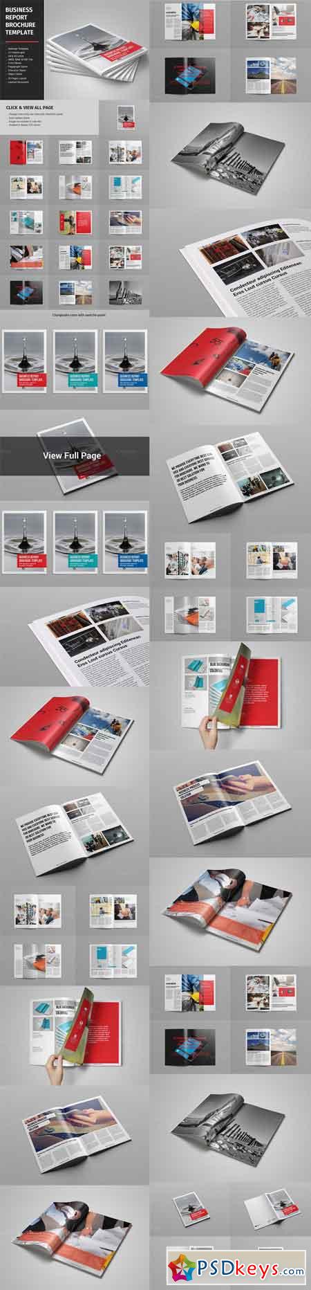 Business Report Brochure Template 882512