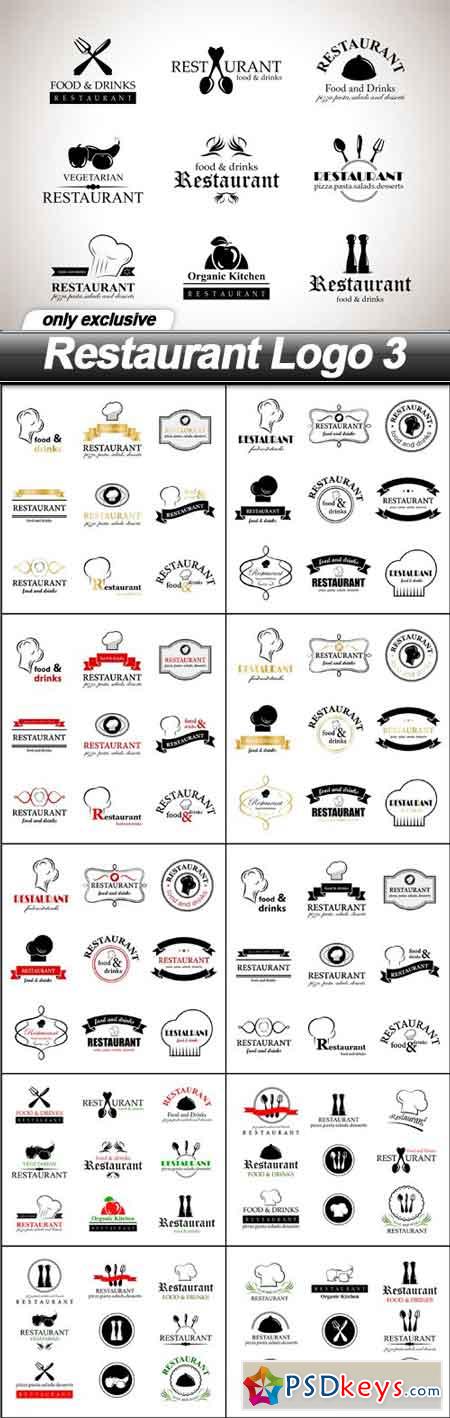 Restaurant Logo 3 - 11 EPS