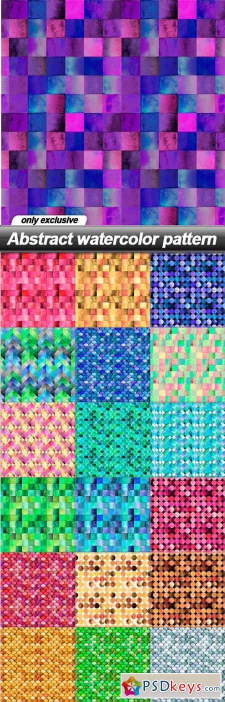 Abstract watercolor pattern - 19 UHQ JPEG