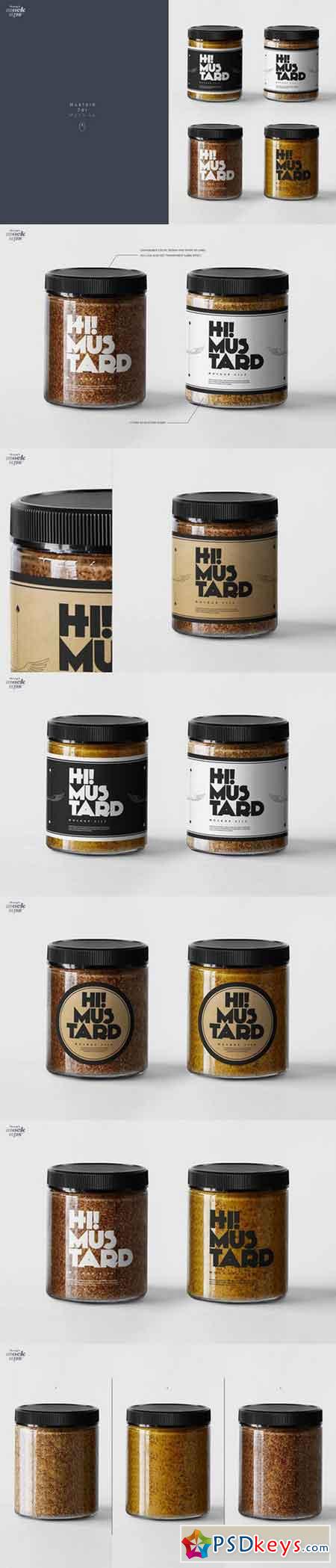 Mustard Jar Mockup 944890