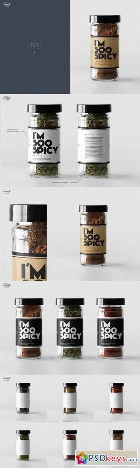 Spice Container Mockup 947419