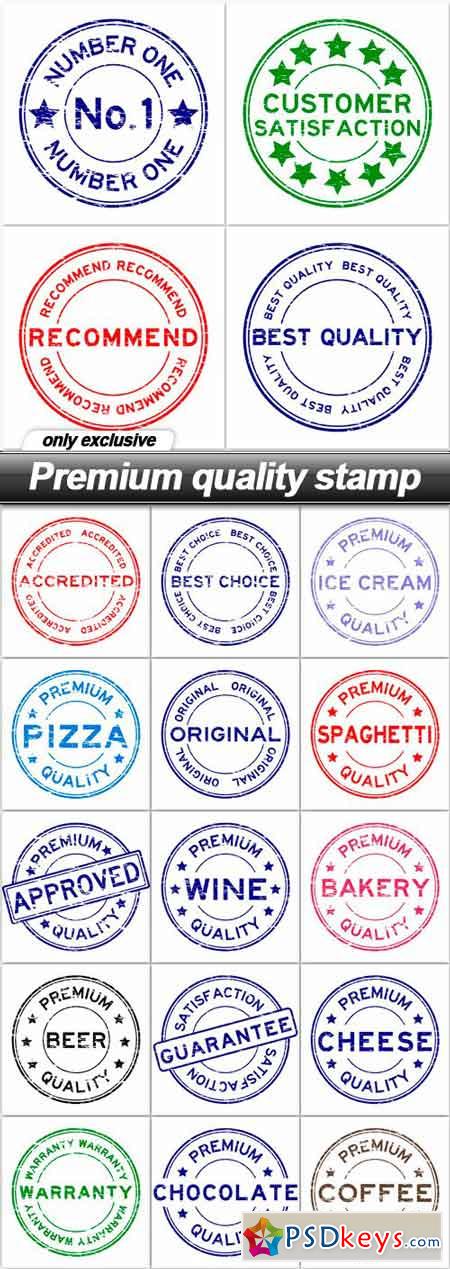 Premium quality stamp - 19 EPS