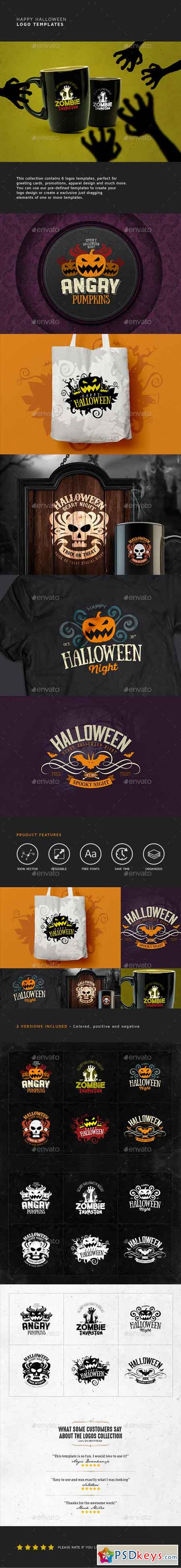 Happy Halloween Logo Templates 17912834