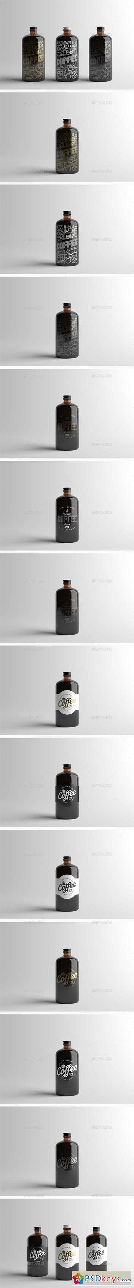 Coffee Bottle Packaging Mock-Up 15512013