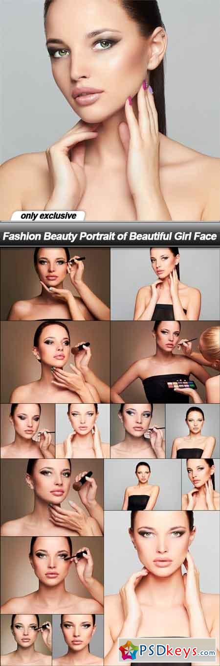 Fashion Beauty Portrait of Beautiful Girl Face - 16 UHQ JPEG