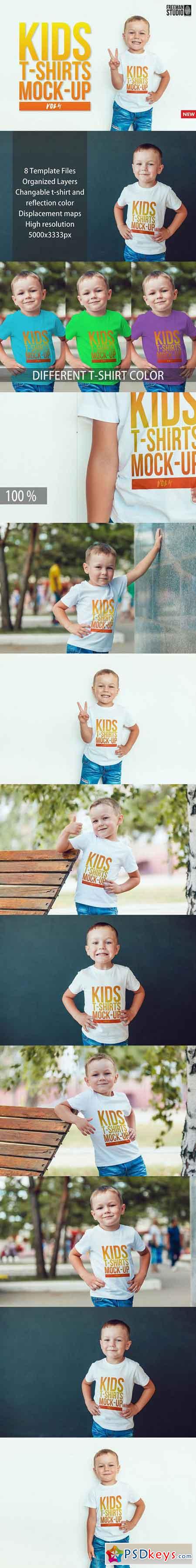 Kids T-Shirt Mock-Up Vol 4 920739