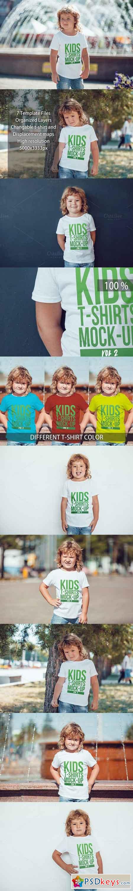 Kids T-Shirt Mock-Up Vol 2 874905