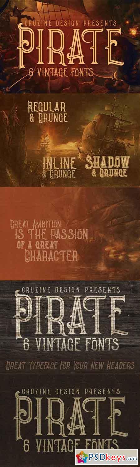 Pirate- Vintage Style Font 792921
